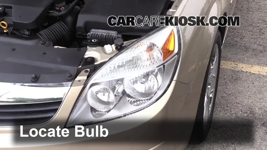 2008 Saturn Aura XE 3.5L V6 Lights Turn Signal - Front (replace bulb)